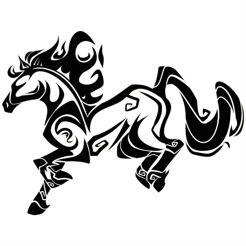 Лошадь стилизация