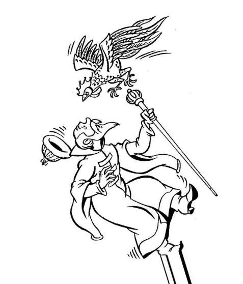 Раскраска сказка о золотом петушке Пушкина для детей