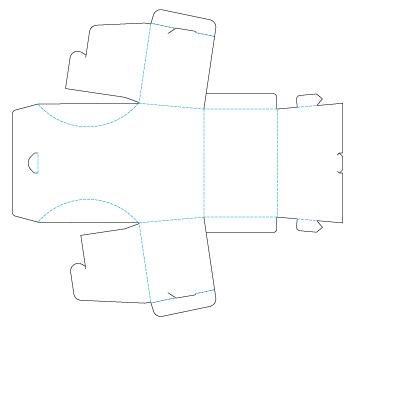 Развертка сундучка