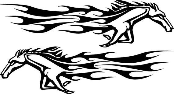 Мустанг значок