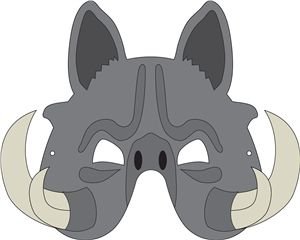 Маска кабан клыкан