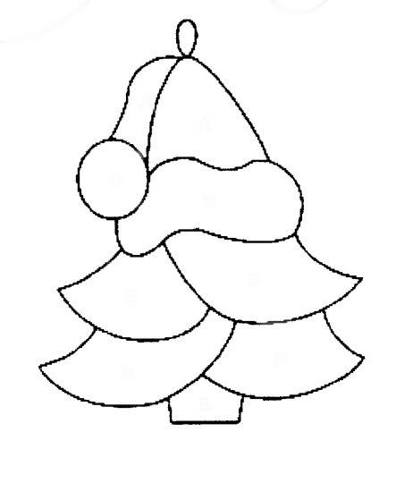 Новогодние витражи шаблоны