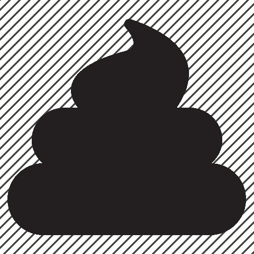 Значок какашки