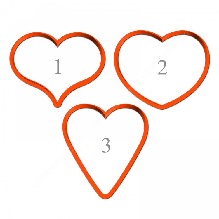 Форма для пряников сердце