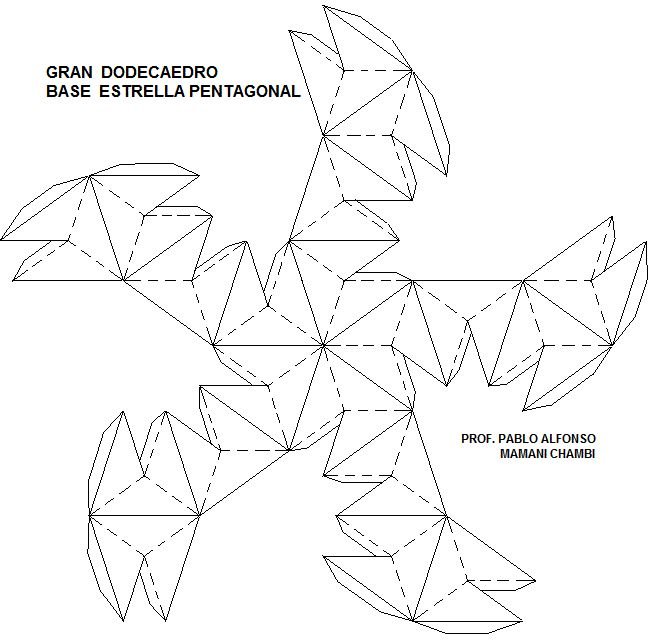 Звездчатый многогранник схема