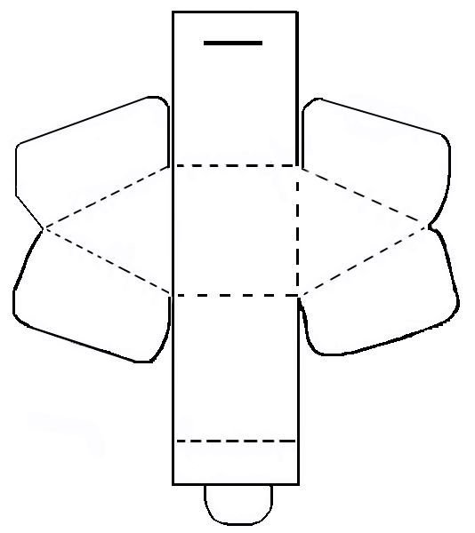 Развертка подарочной коробки
