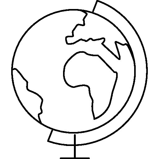 Глобус контур
