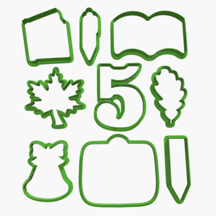 Трафареты для имбирных пряников