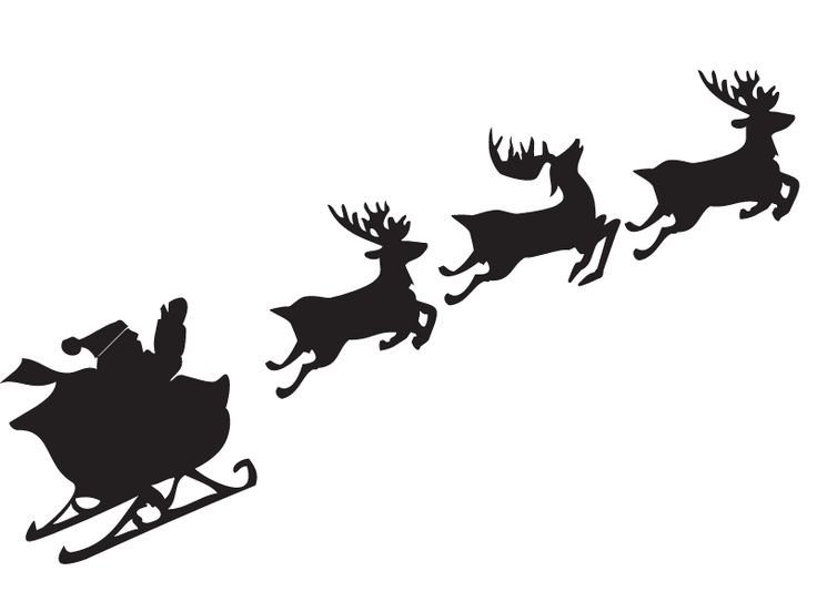 Сани с оленями