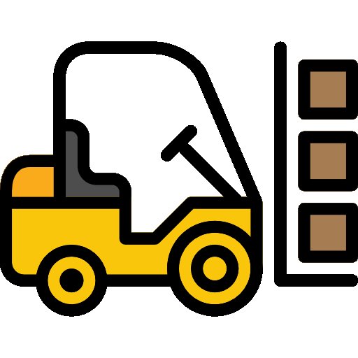 Вилочный погрузчик вектор