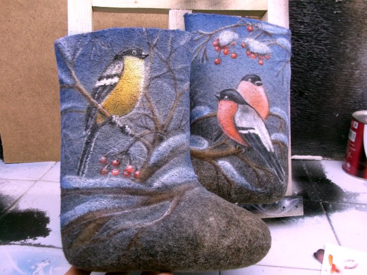 Расписные валенки