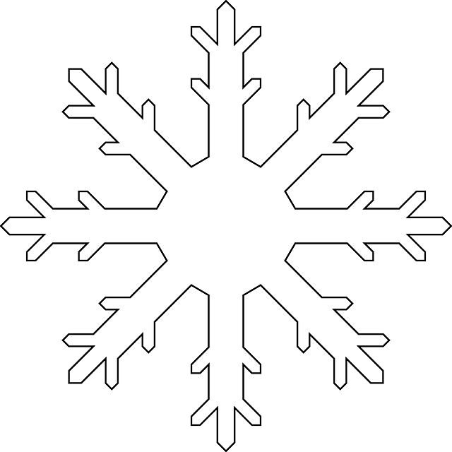 Снежинка рисунок