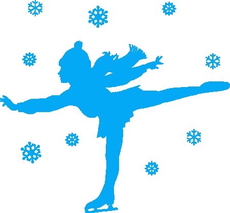 Силуэт фигуристки