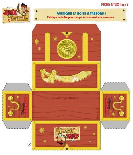 Развертка сундучка