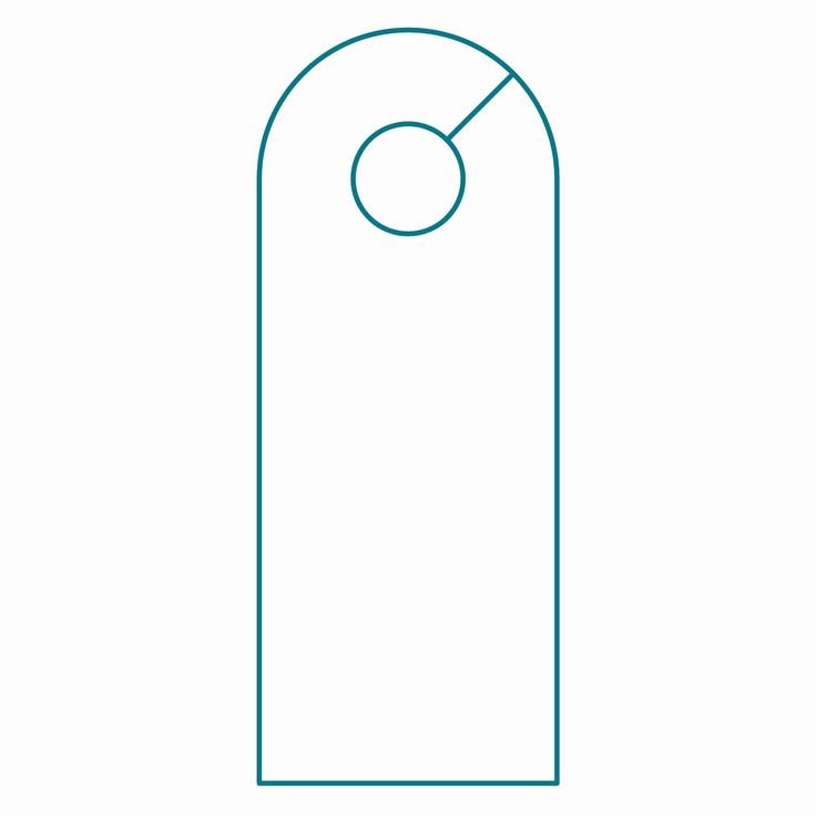 Трафарет таблички на дверь