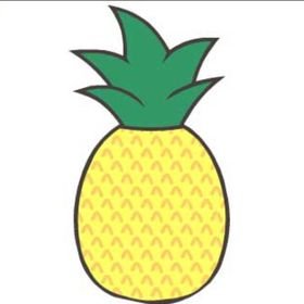 Ананас поделка объемный из бумаги