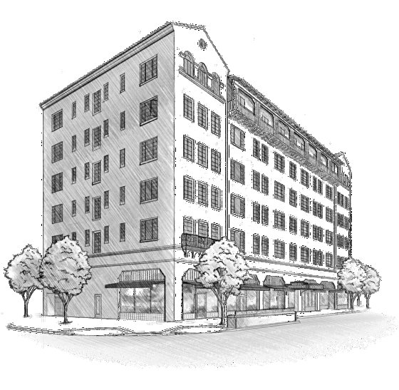 Графическое изображение гостиницы