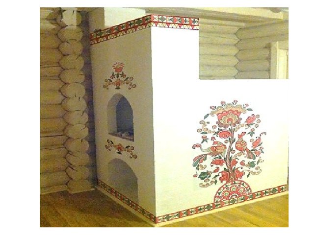 Расписная печь