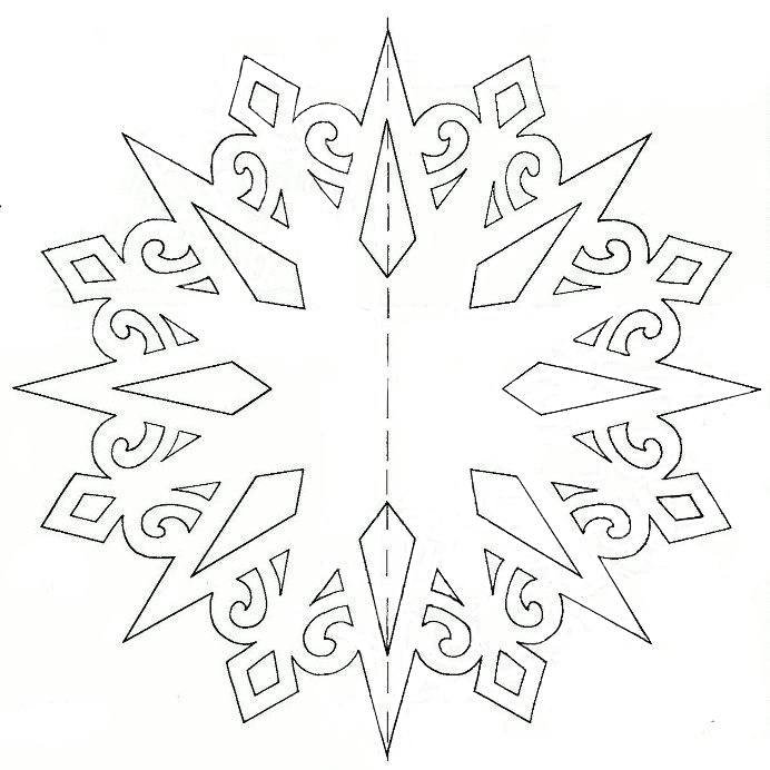 Трафареты Снеж Инка для вырезания