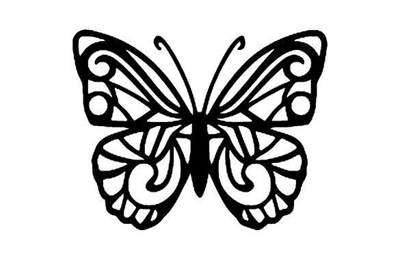 Трафареты бабочки