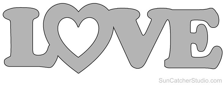 Трафарет надпись