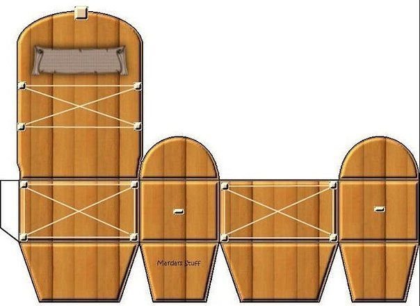 Развертка сундучка