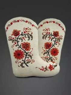 Русские расписные валенки