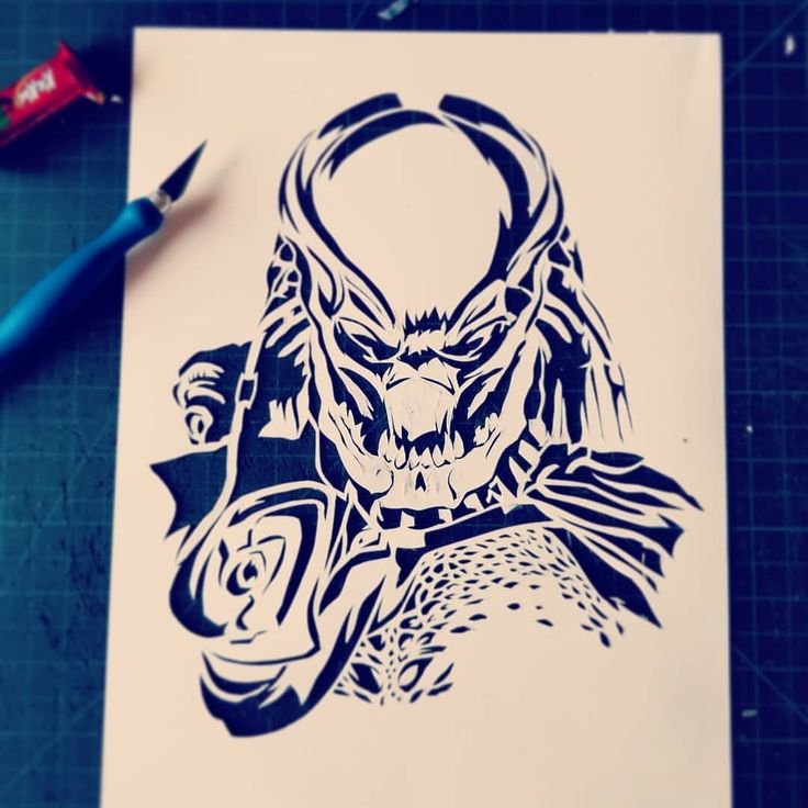 Трафарет Predator