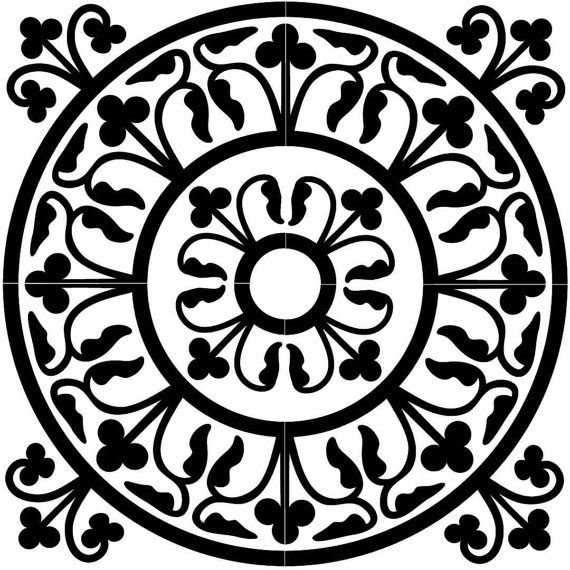 Круглый узор