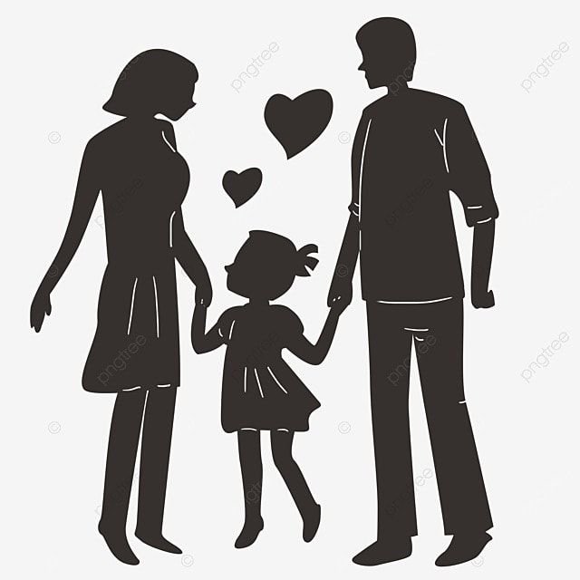 Семья силуэт