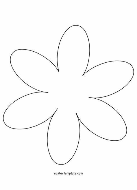 Трафарет ромашки 6 лепестков