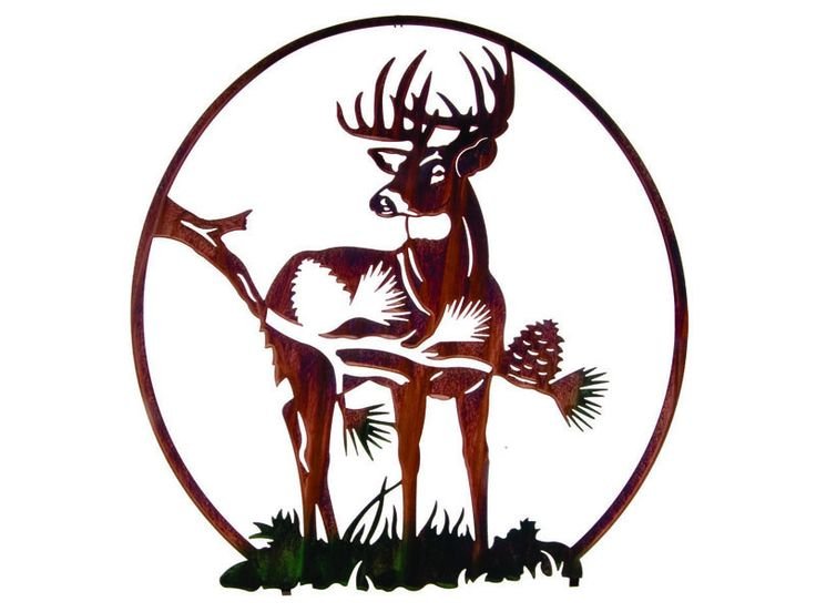 Олень для выжигания по дереву