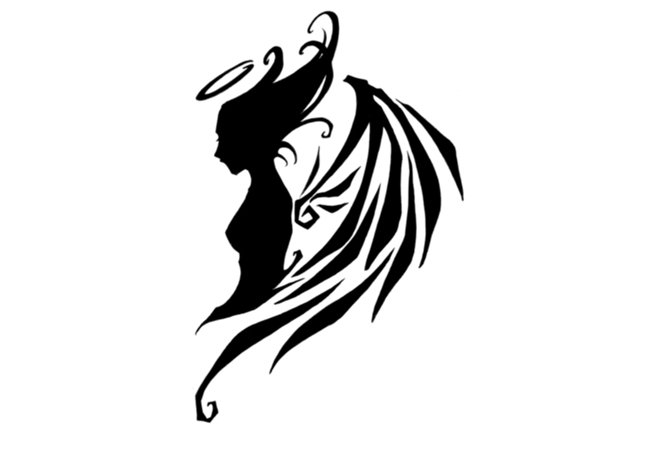 Тату силуэт