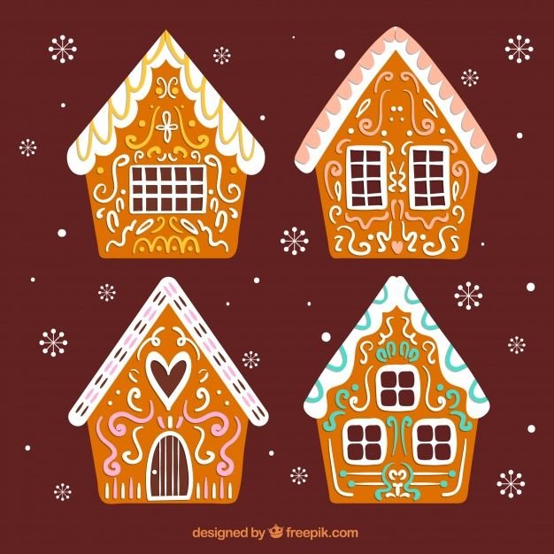 Узоры для украшения пряничного домика