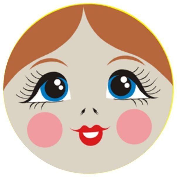 Лицо матрешки