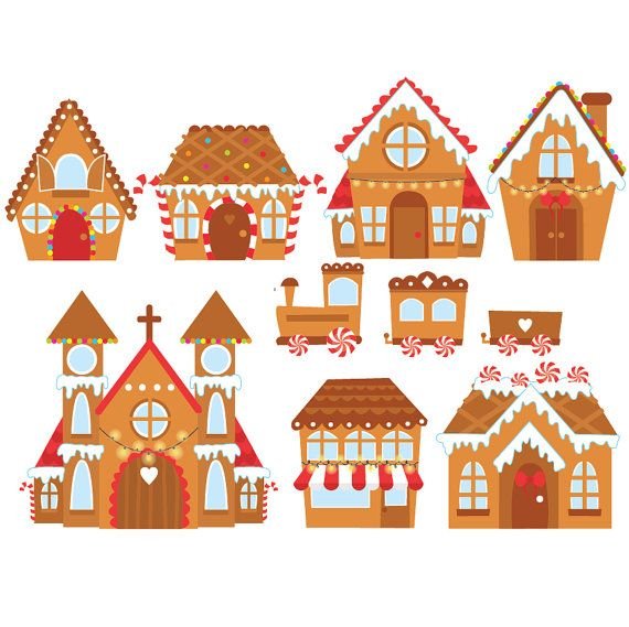 Пряничный домик иллюстрации