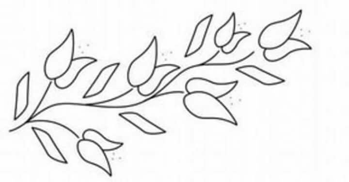 Трафарет ветки