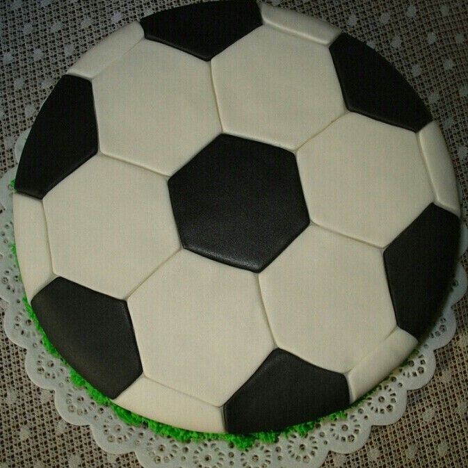 Торт мячик футбольный