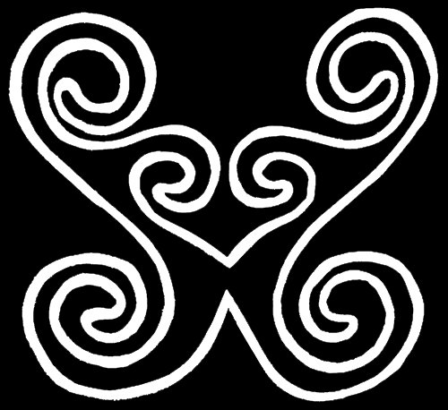 Казахский орнамент рога барана