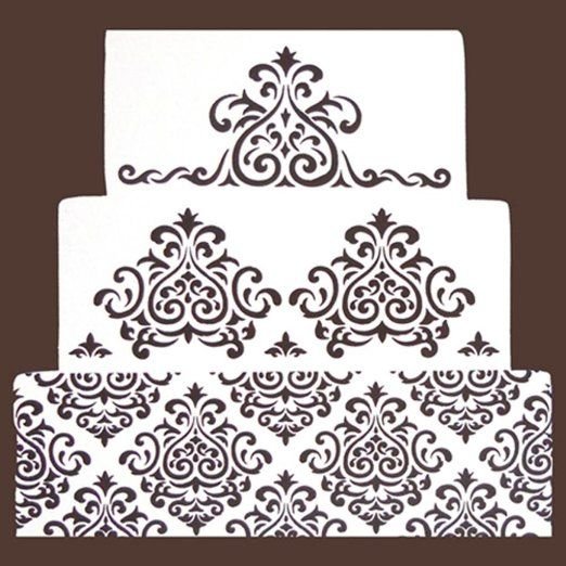 Трафарет для торта