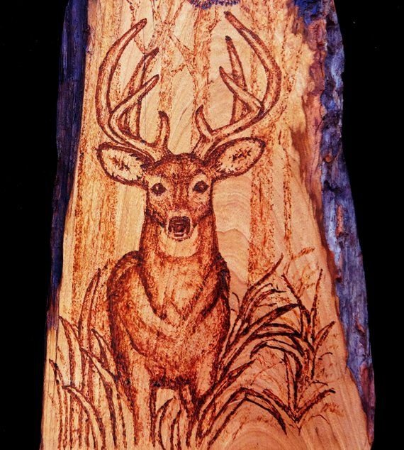 Олень для выжигания по дереву