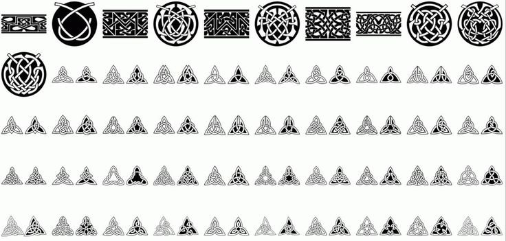 Треугольный Славянский узор