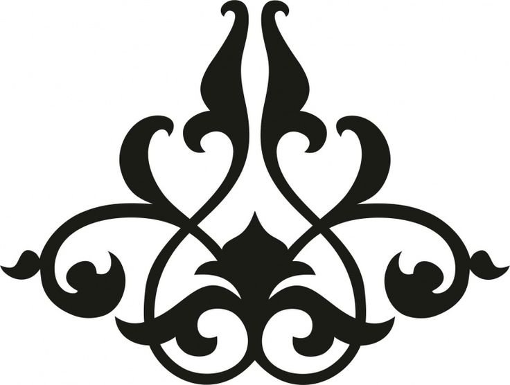 Простые трафареты для декора