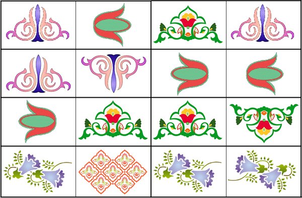 Домино татарский орнамент