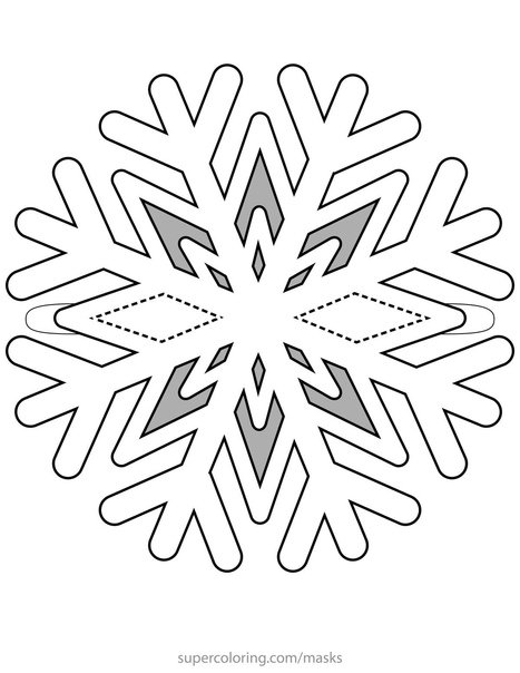 Снежинки для распечатывания