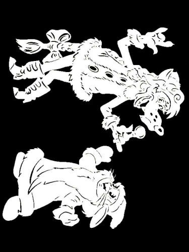 Новогодние трафареты ну погоди