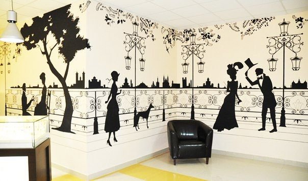 Трафареты для декора интерьера