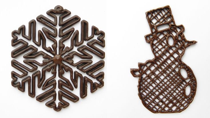 Шоколадные снежинки