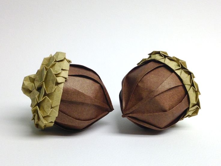 Поделка шишка из бумаги