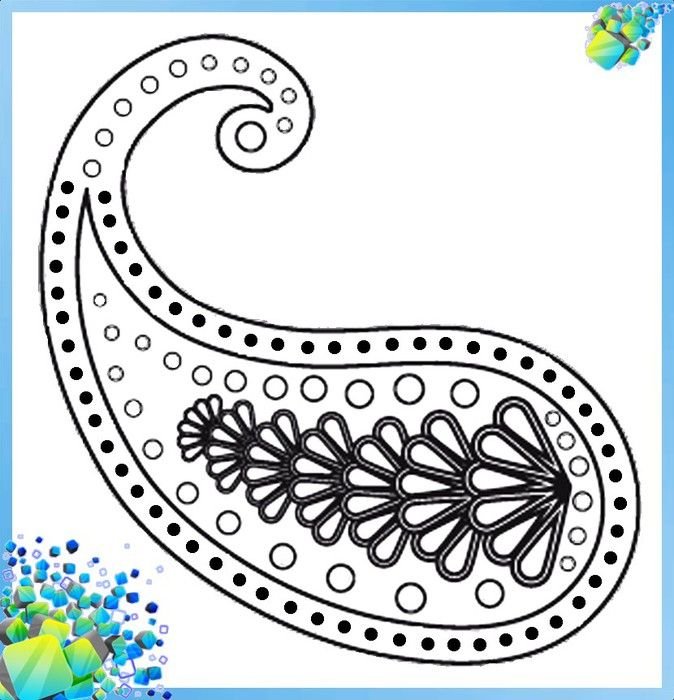 Турецкие огурцы рисунок